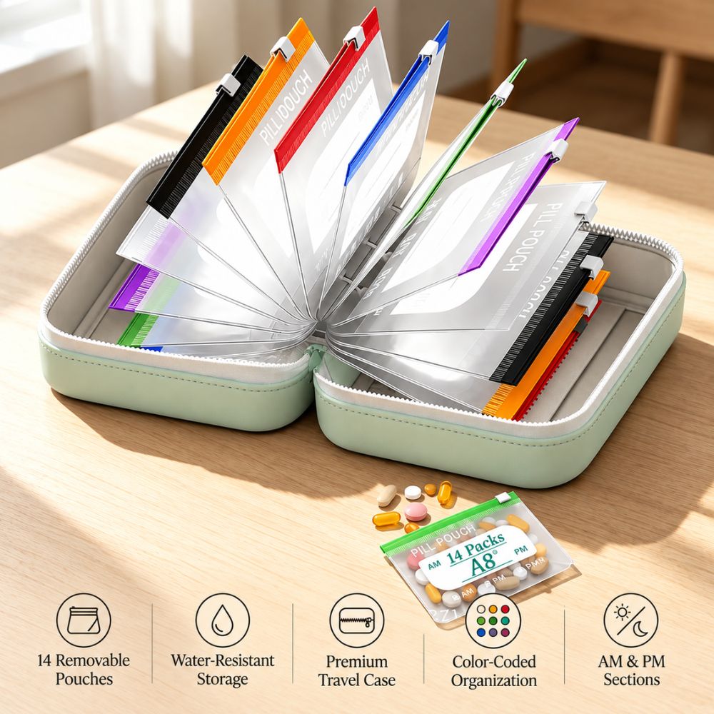 14-Day Pill Organizer Kit