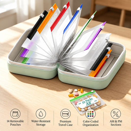 14-Day Pill Organizer Kit