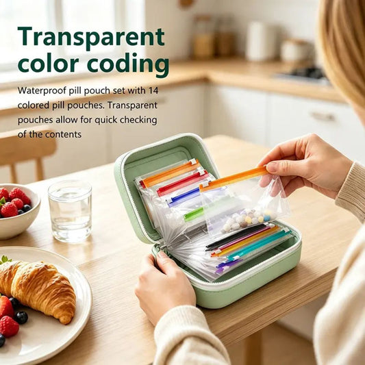 14-Day Pill Organizer Kit